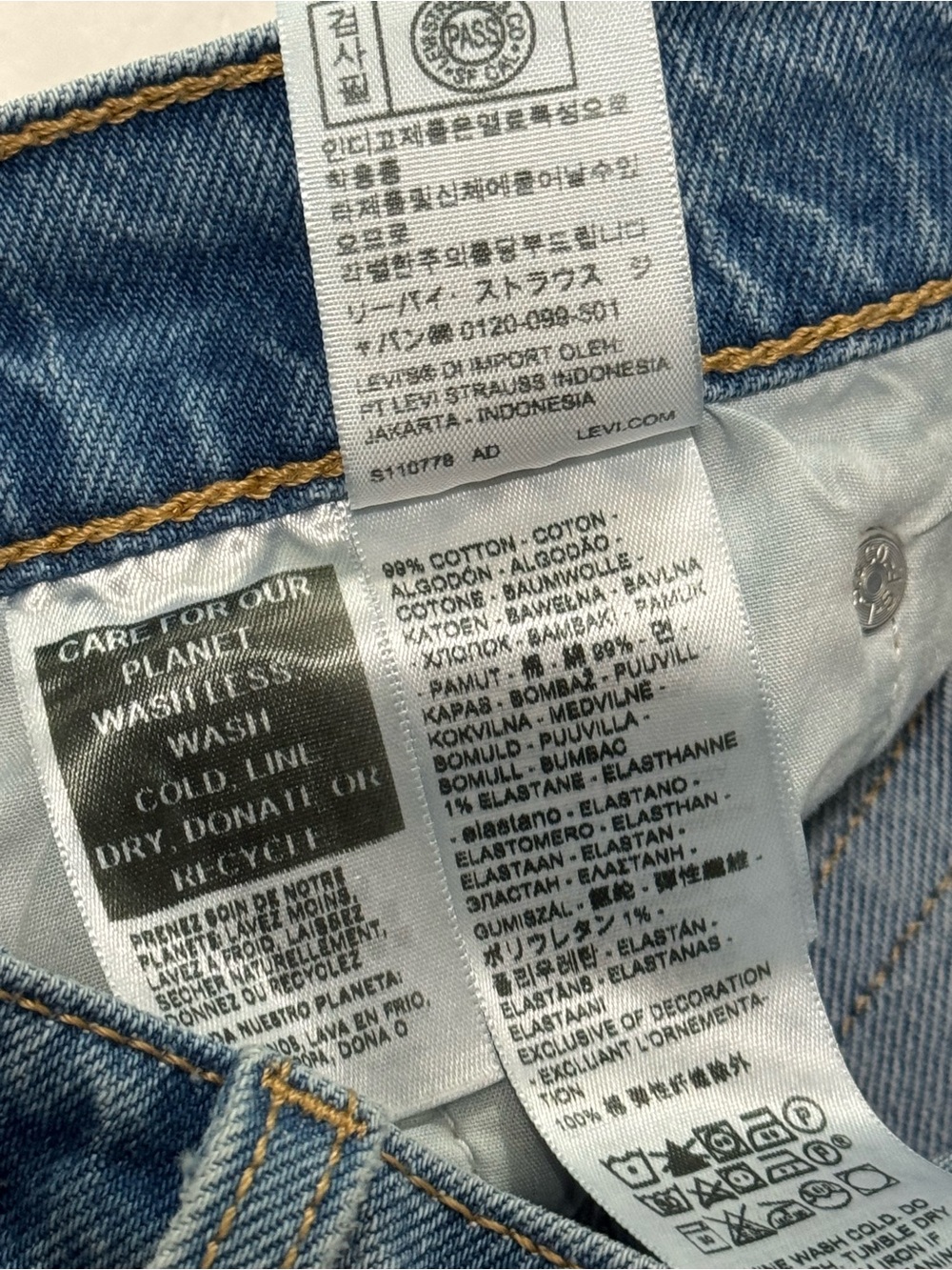 Levi's wedgie  Straight Jeans - Picture 6 of 7